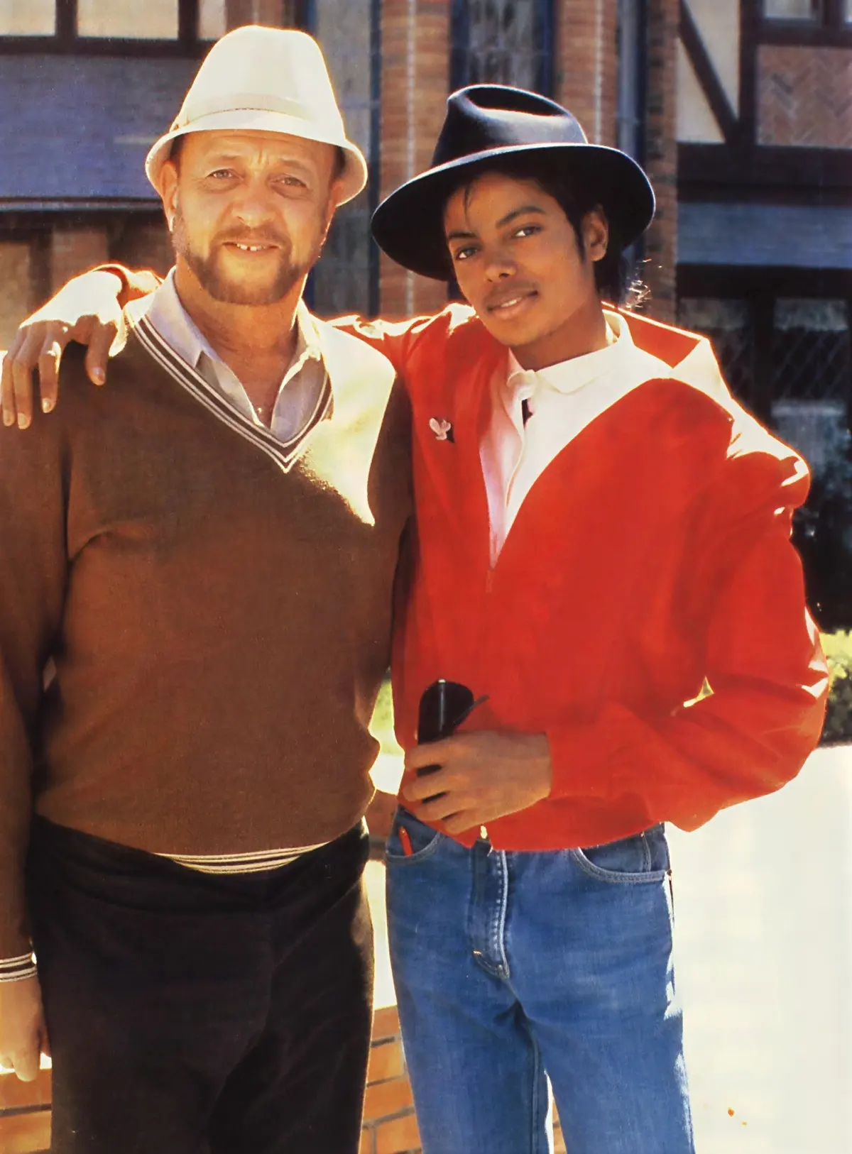 Bill Bray with a young Michael Jackson